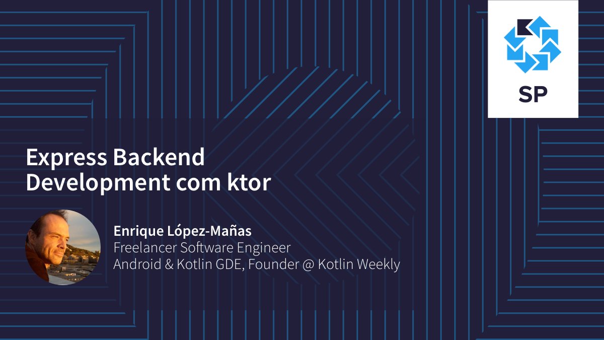kotlinmeetupsp's tweet image. Novidades, galera: confirmamos dois talks para o nosso próximo encontro! 🚀
Teremos a ilustre presença do @eenriquelopez, Freelancer Software Engineer, GDE de Android e Kotlin e criador da @KotlinWeekly, com o talk "Express Backend Development com ktor"! 🔥
#kotlinmeetupsp