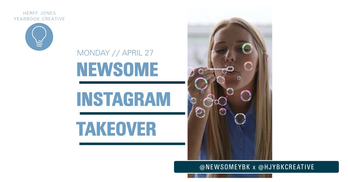 ybkcreative's tweet photo. >> @newsome_ybk is taking over on Monday!! Get ready to be WOWED by their next level photography and superstar staff 🤩💫 You don’t want to miss it! #YourStoryIsOurStory #BoundToRemember @HJYearbook https://t.co/C6iV6IzRA1