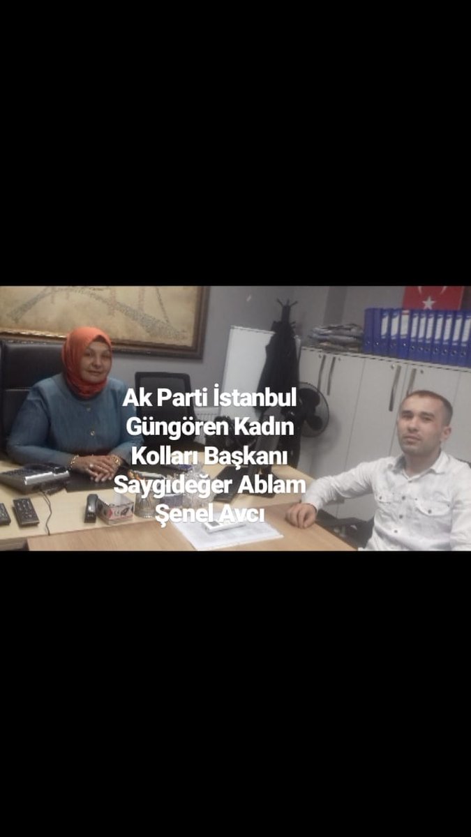 Ak Parti İstanbul Güngören Kadın Kolları Başkanı Değerli Ablam Şenel Savcıya Nezaket Ziyaretinde Bulunduk . Kendisinin Şahsıma Gösterdiği İlgi ve Alakasından Dolayı Kendisine Teşekkür Ediyorum . Allah Kendisinden Razı Olsun .