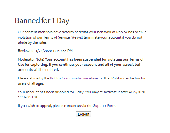 venthop's tweet image. #robloxbanwave