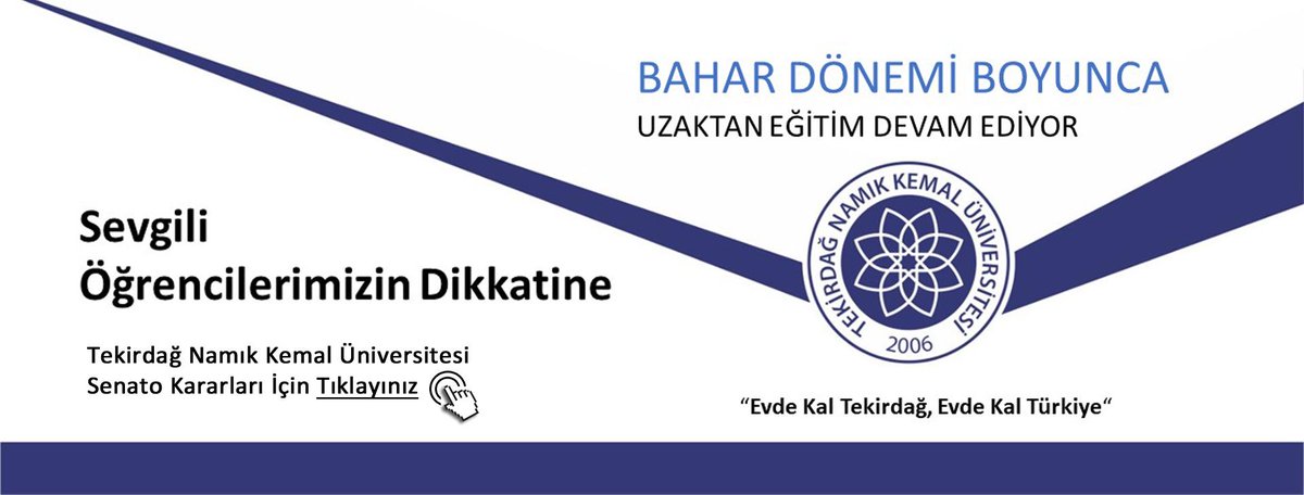 tekirdagnku2006's tweet photo. Sevgili Öğrencilerimizin Dikkatine https://t.co/Dbiqb1jBOD https://t.co/Zz87jlRmoH