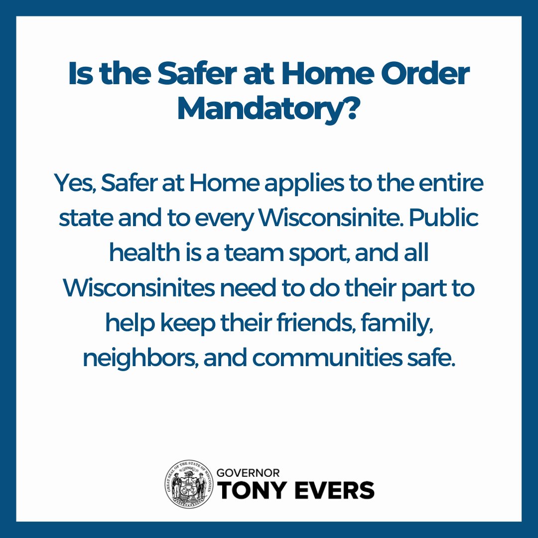 GovEvers's tweet photo. Public health is a team sport. Make sure you are prepared to help keep your friends, family, neighbors, and community safe by reviewing the #SaferAtHome FAQ here: https://t.co/BHLQeK3EF1 https://t.co/XIi9CBJWEG
