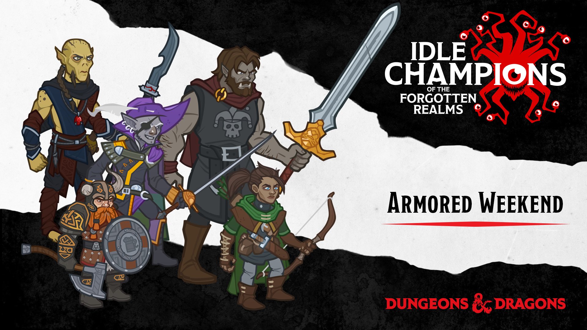 Idle Champions on Twitter "Armored Weekend with a Golden Epic for Briv
