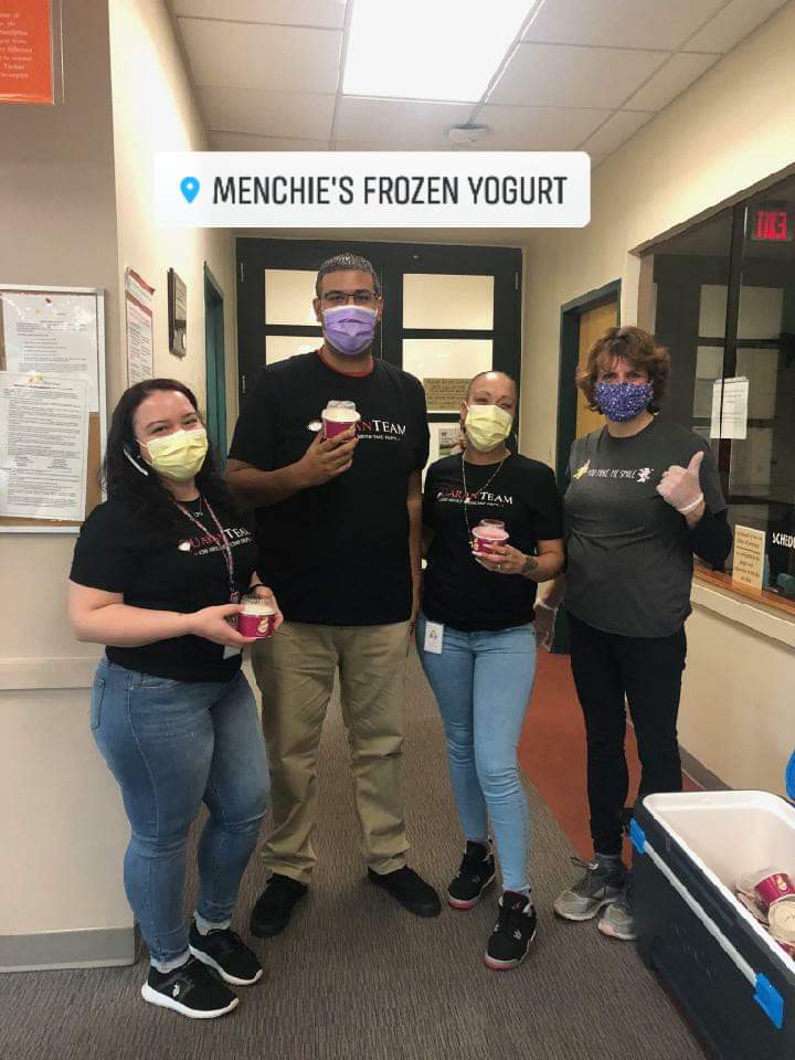 CHS would like to thank the wonderful folks at Menchies Frozen Yogurt of Windsor for their generous donation of Frozen Yogurt cups for our staff today! 🍨 Thank you!