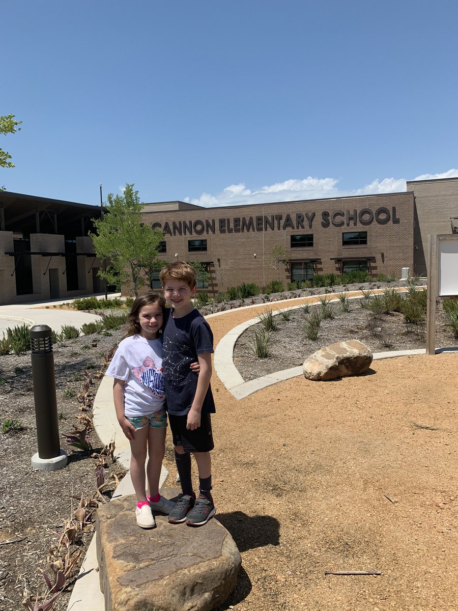 No kindergarten roundup? No problem. She’s excited to join big brother <a href="/canSTEM/">Cannon Cubs</a> #becannonproud <a href="/GCISD/">Grapevine-Colleyville ISD</a>