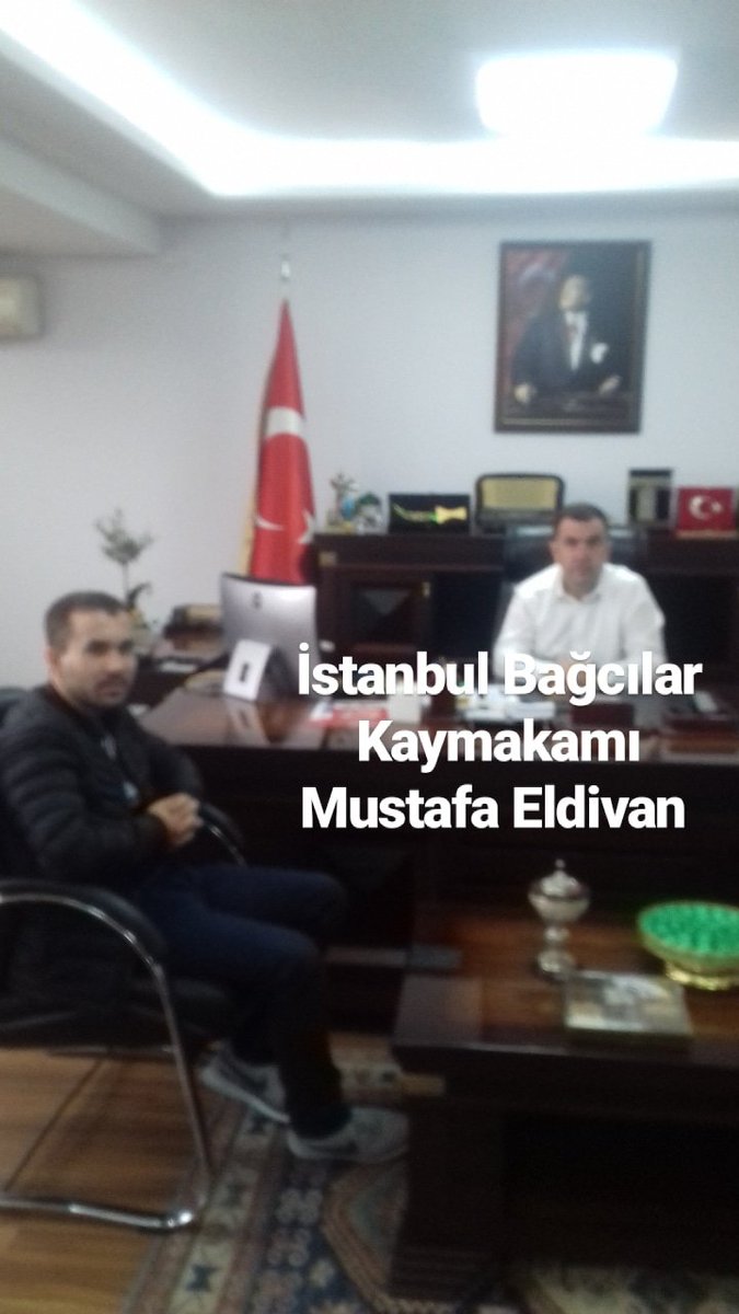 İstanbul Bağcılar Kaymakamı Mustafa Eldivan İle Bir Araya Geldik .