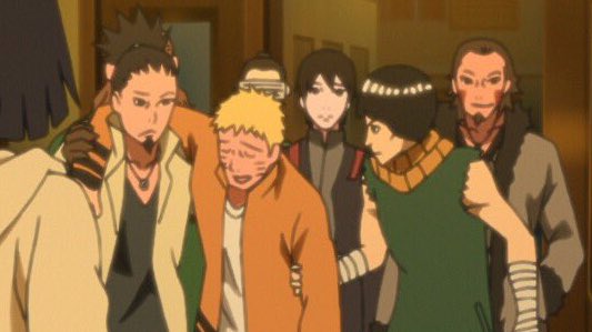 Shikamaru became Naruto's main support, and works as both his adviser and personal bodyguard during official meetings with other the Kages