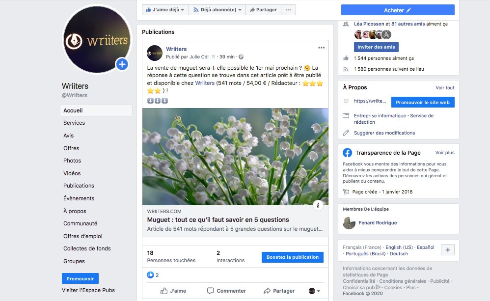 WriitersFr's tweet photo. Nous avons pris la décision de laisser les rédacteurs publier eux même leurs contenus sur nos réseaux sociaux, ça sera bien plus jolie, personnalisé, et ça évitera qu'on envoie à chaque fois par paquet de 30 posts :) 

Preuve aussi que nous sommes une équipe.

#SEO #Contenu https://t.co/B0zkTTje2W