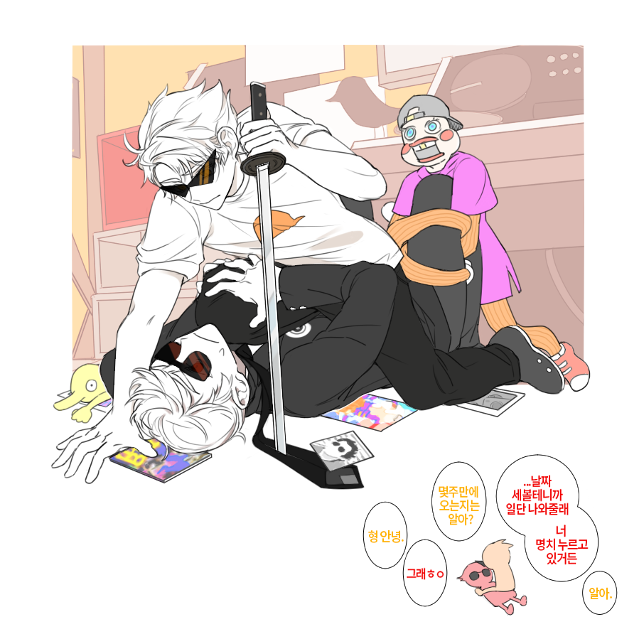 sugardriver_'s tweet photo. 환영인사 #Homestuck https://t.co/72DuGjqTzb