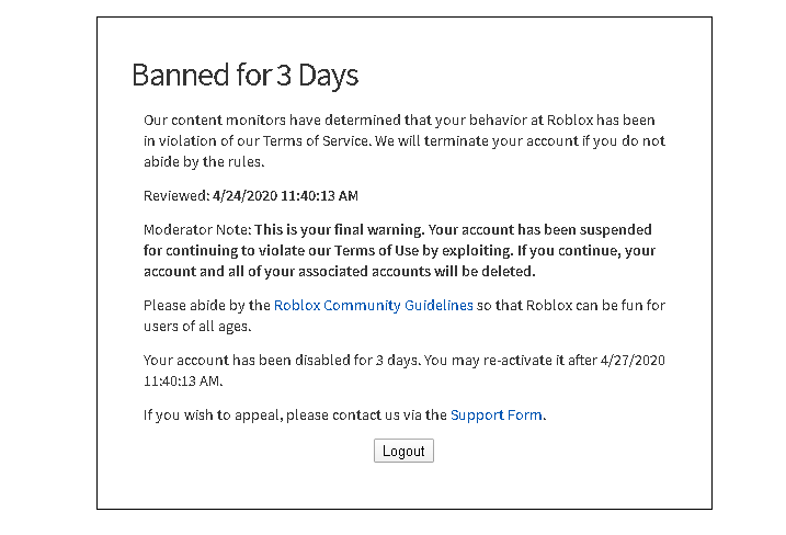 Why doesn't Roblox ban exploiters by IP address? If Roblox does that, any  exploiters can never join any game no matter how many times they create  their new accounts. Then it'd be