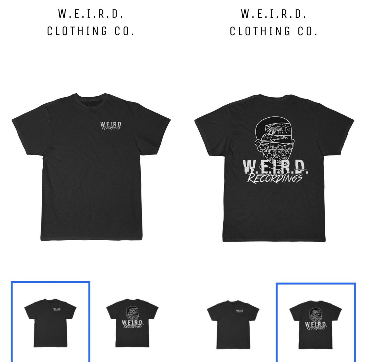 WEIRDclothing1's tweet photo. https://t.co/ig8vbl91Oa
.
W.E.I.R.D. Recording Merch available now!!! Pick yours up now!!!
.
#apple #newrapper #unsignedartist #applemusicrapper #applerappers #applerepost #applemusic #applepromo #applemusicreposts #rapartist #rapgame #weirdclothingcompany #unsignedrapper https://t.co/NcVEd4QaZQ