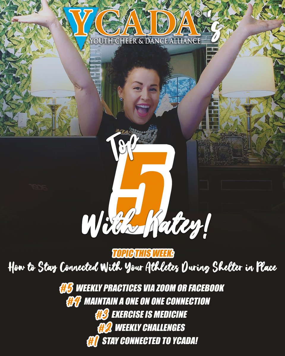 Hello Coaches! We are excited to launch a NEW weekly series benefiting coaches, #YCADATop5 with Katey Choate! 🔝5️⃣

🔗 to 🎥: youtu.be/kuny2Qbditk

Katey will offer advice on a variety of topics using 
her own experiences &amp; best practices! 🙌🏽 Tune in every Friday!