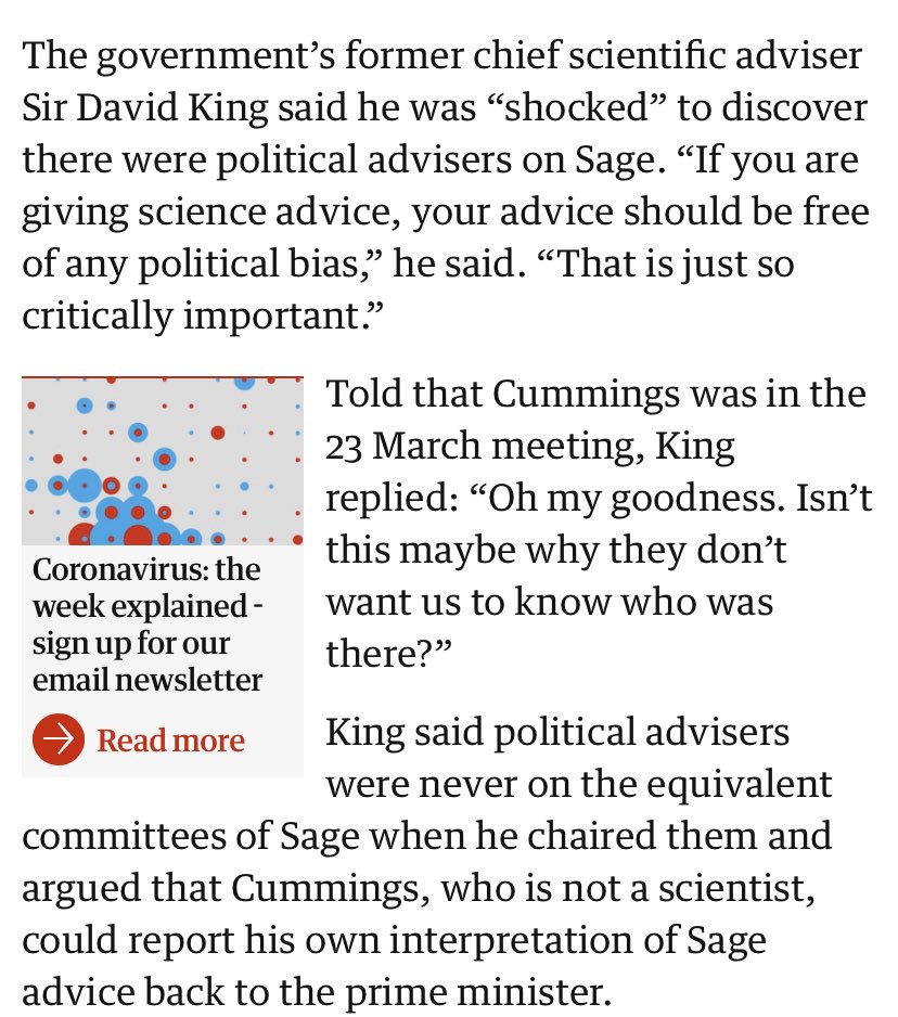 From the very start, the scientific community has been asking: what science? What data? Which scientists? Whose advice? The lack of transparency has been deeply deeply troubling. And this is not science. It’s politics.