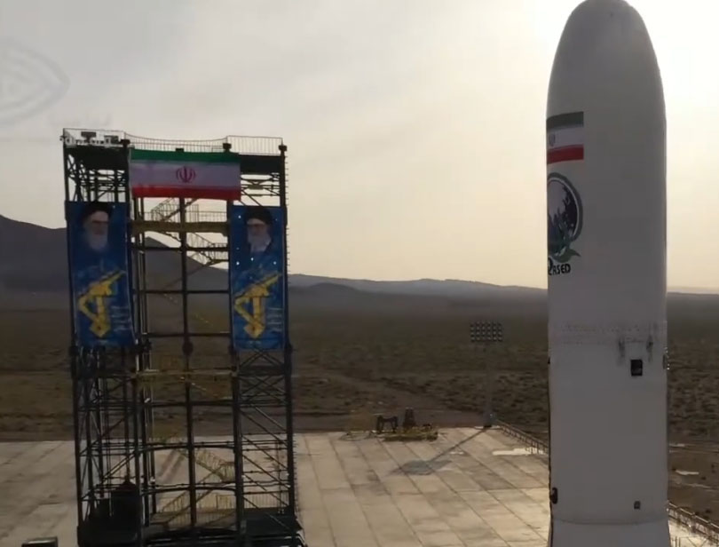 The first thing to note is that this was the first sat launch conducted by the IRGC. Iranian officials indicate that this was not merely a different launch modus but the unveiling of a major IRGC space effort that includes SLV development. 2/13