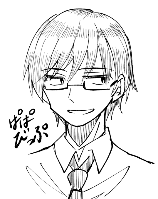たかおも描いてよってコメント貰ってたので。 #コンビクイズ王決定戦 