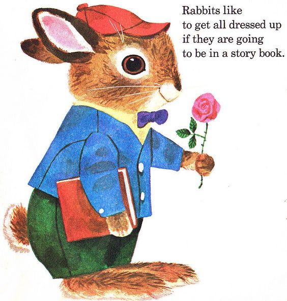 [citation from zoologist needed] (from Richard Scarry's BUNNIES)