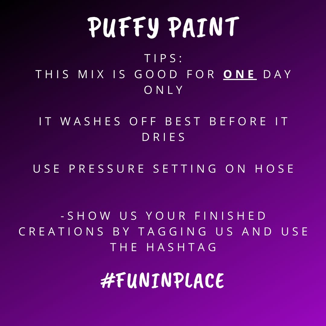 rleparks's tweet image. Kids getting tired of the same old outside fun? Check out this Puffy sidewalk paint recipe! What a great way to add some fun into the day! #funinplace