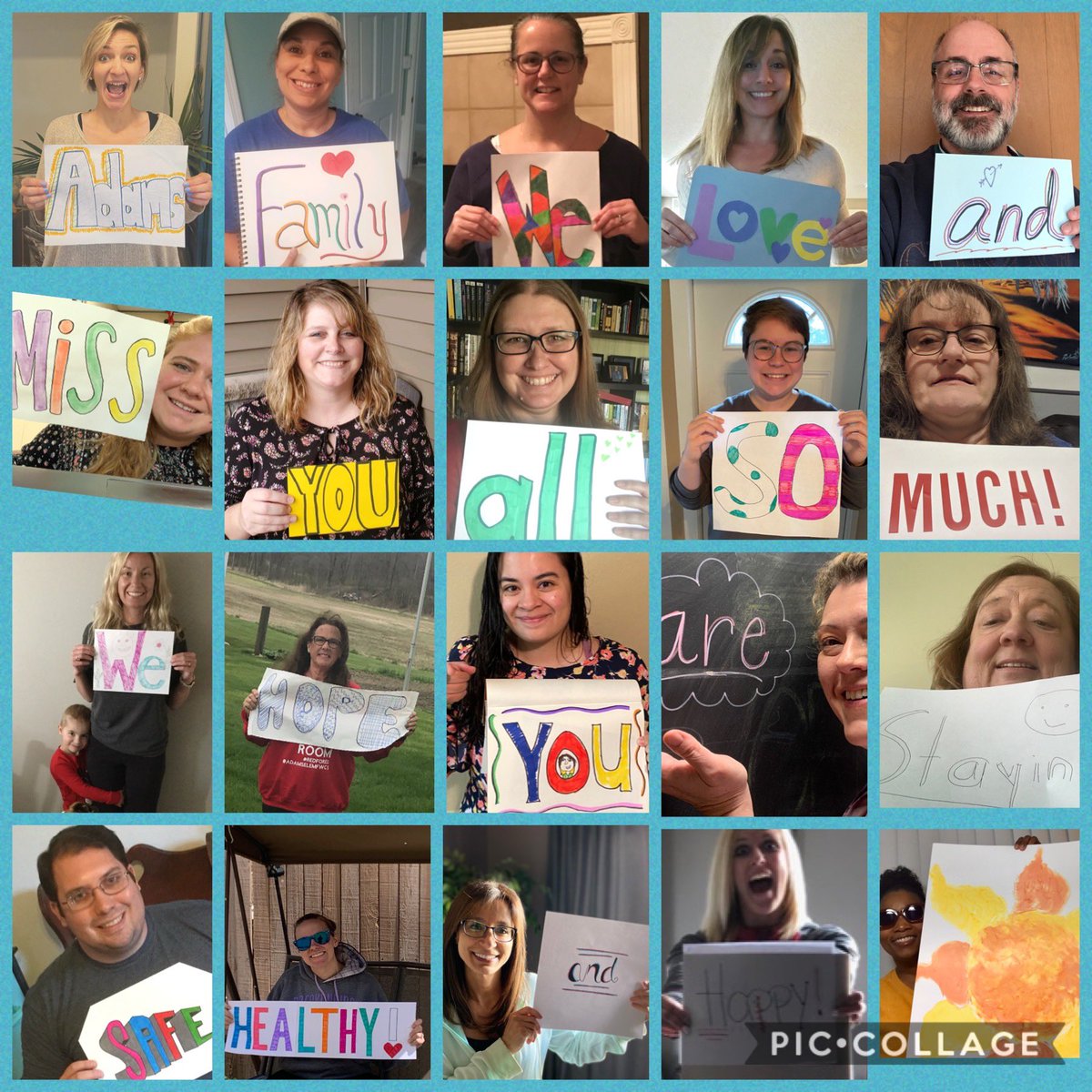 adamselemfwcs's tweet photo. We ❤️ our students and families!! @FWCommSchools #StaySafeStayConnected #staysafe #adamswhynotus https://t.co/7LctGlKmbF