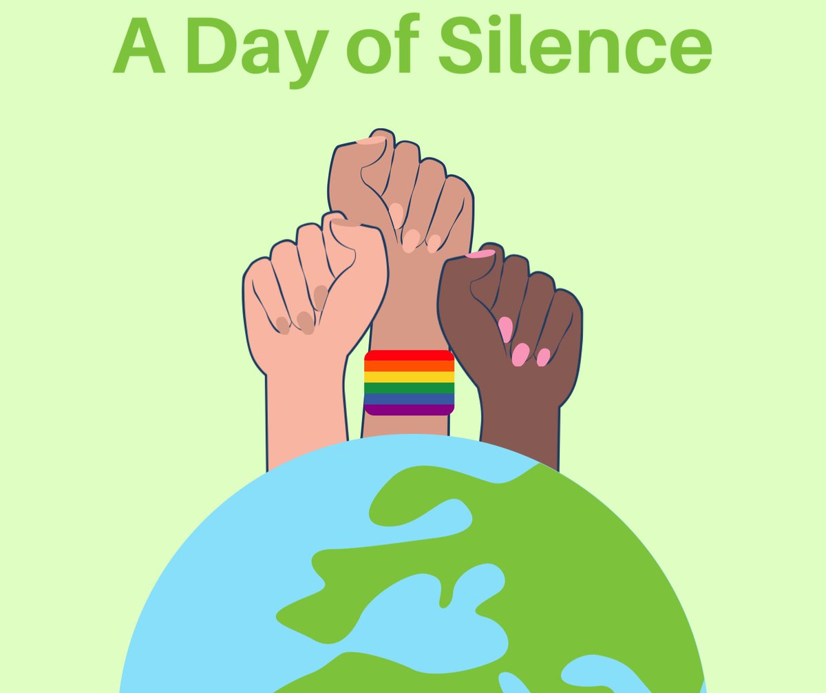 The National Day of Silence is a student-led movement to protest bullying and harassment of LGBTQ+ students.

We are all together on this earth! Let’s support it and each other! 🦍💚

Show your support using #NationalDayofSilence and #gorillapride