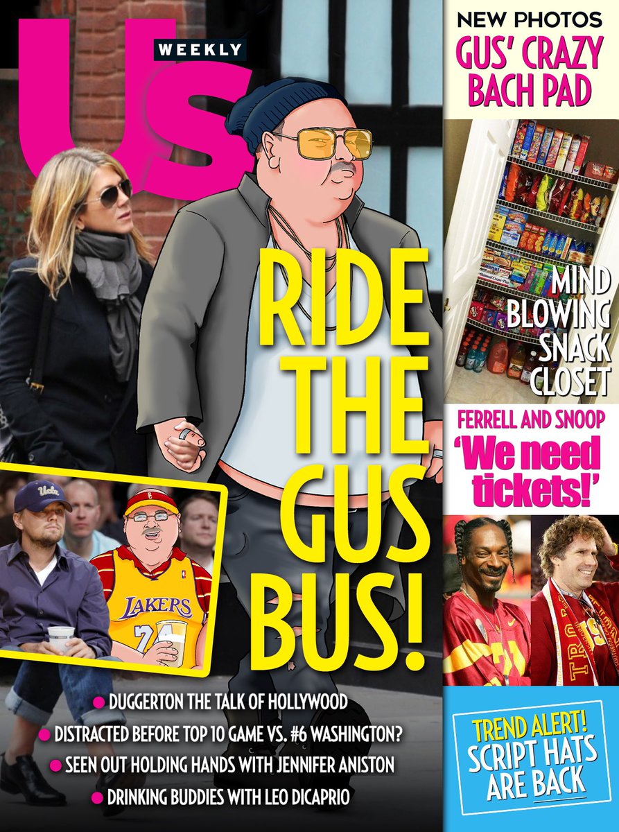 BarstoolBigCat's tweet photo. Duggs got the Paparazzi after him now. Sad! 

6:30 pm eastern 

#6 Washington @ #4 USC https://t.co/cbr0mWxqWC