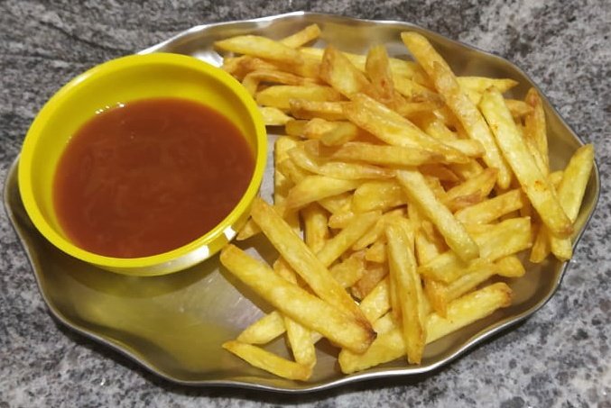 Crispy crispy French fries @ Homemade By me #quarantine  #Cooking  #recipe