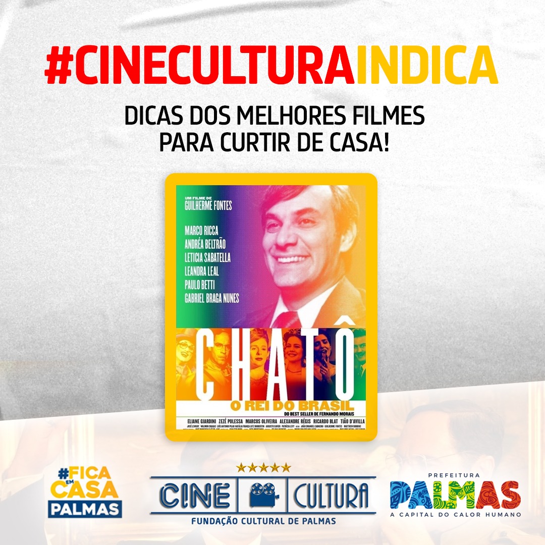 #CineCulturaIndica 

Não sabe mais o que assistir? Se liga na nossa indicação para o seu sábado! 😉

O filme conta a história da vida de Assis Chateaubriand e como foi a construção e o declínio de seu império de rádios, jornais e TVs. ▶️🍿🎞️