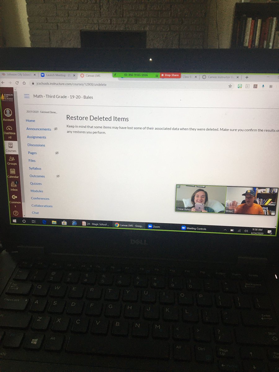 Learning how to incorporate @CanvasLMS into my third grade class! Thanks to @shhsdigitalarts for the help!!