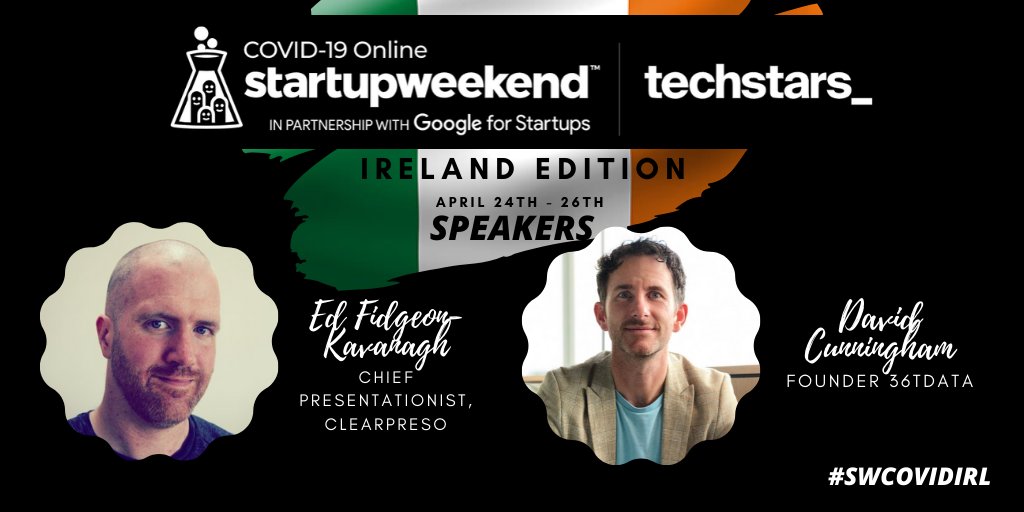 Our amazing Speakers for Techstars Startup Weekend Ireland: Covid-19 Edition 🤩🤩 Check out their full bios over on our website communities.techstars.com/ireland/dublin…