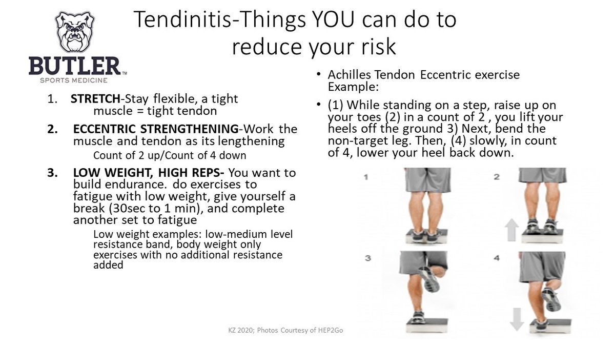 ButlerUSportMed's tweet photo. Tendinitis: Things YOU can do to reduce your risk https://t.co/2IMW5B3OdF