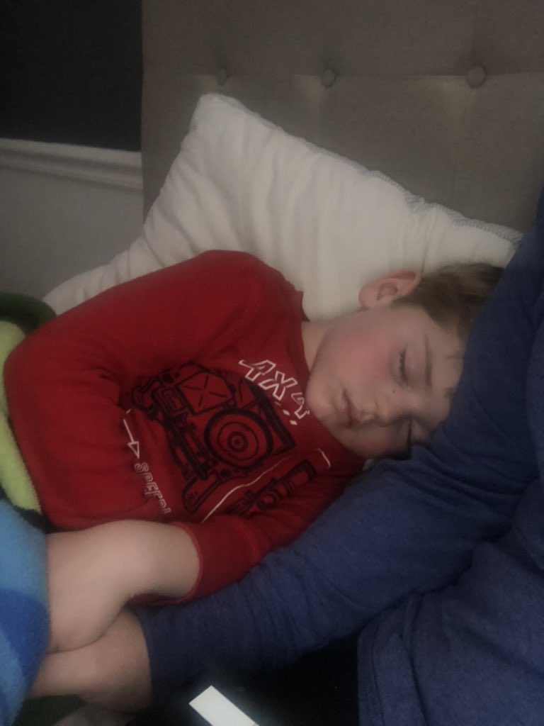 Guess he found my webinar boring! 😂 So sweet he came into my room asked me to hold his hand and fell asleep! 😍