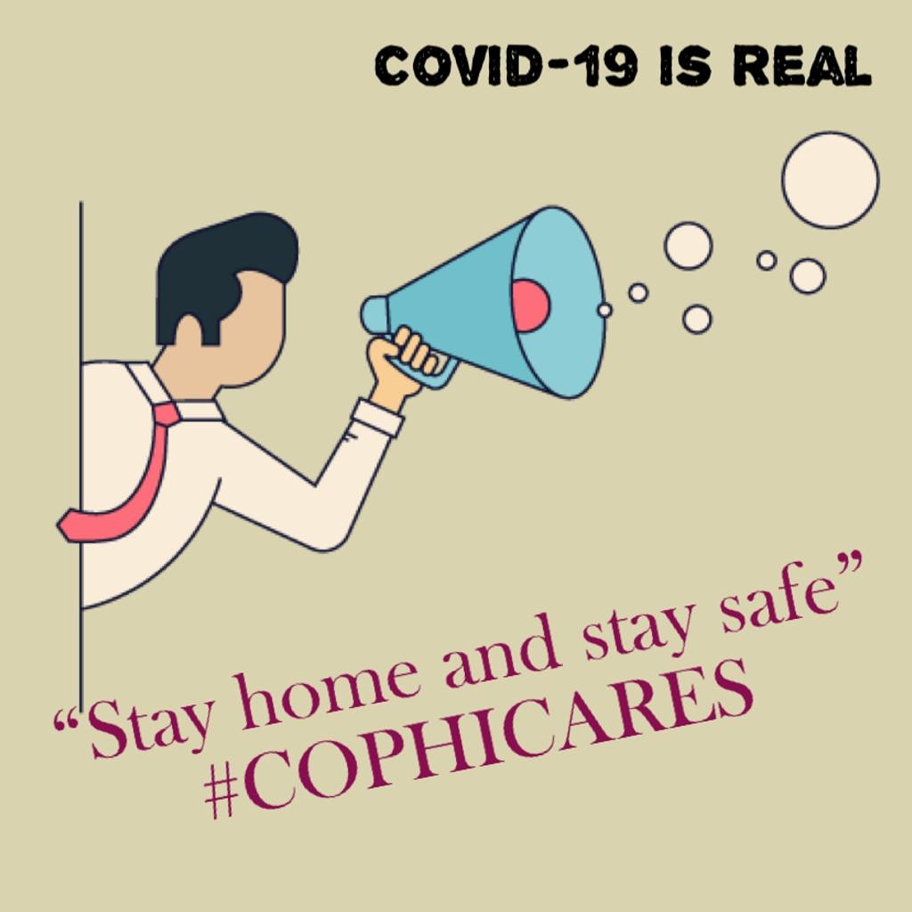 CoPHI_19's tweet photo. CoPHI for Covid.
#StayHome #StaySafe https://t.co/HlCMQqA3d8