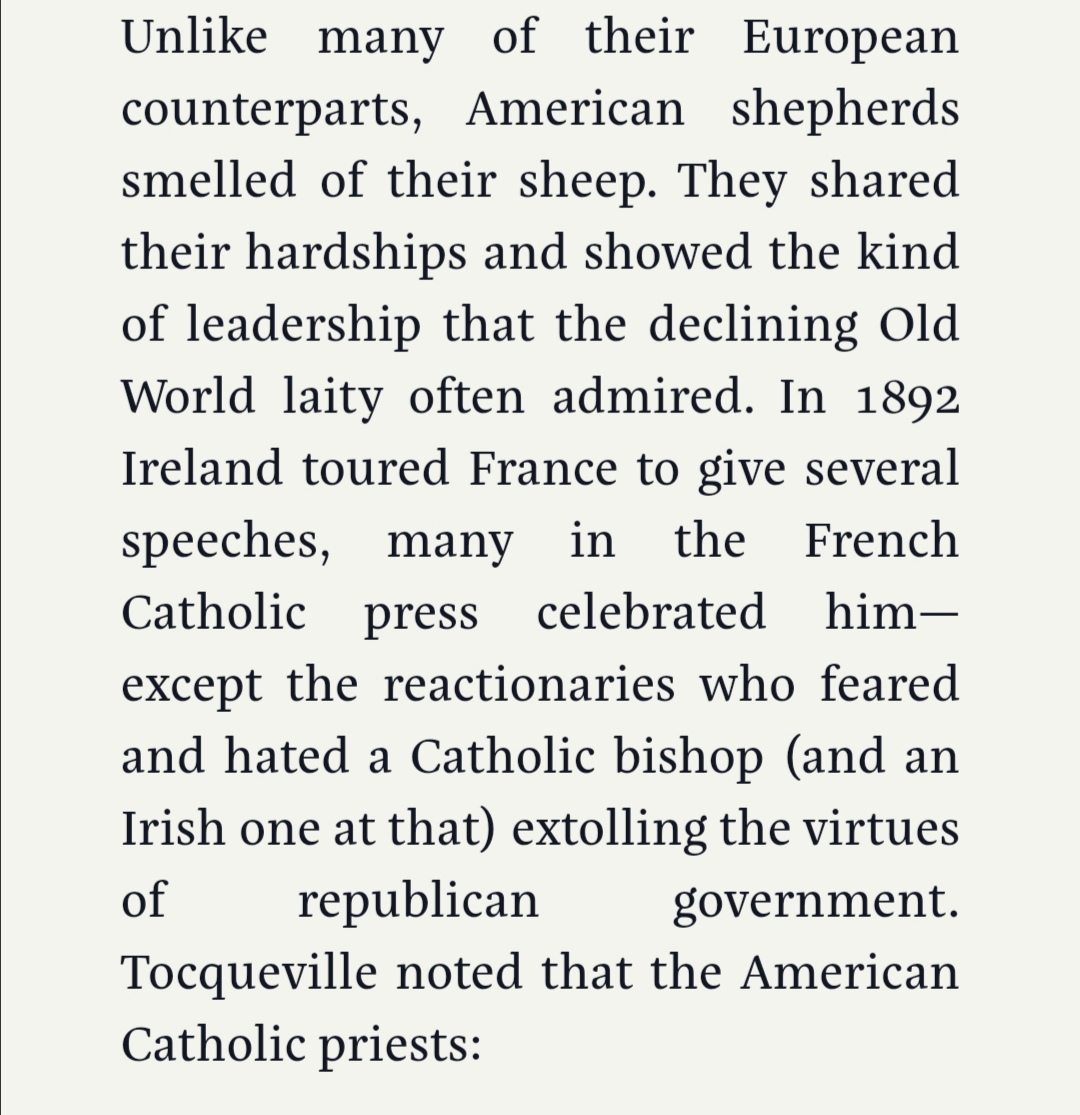 The American shepherds (not Ireland) may well deserve praise, but I seem to have missed Patterson showing that their behavior is a result of liberalism, of all things. Most ironically, bishops applying their moral virtues to the political sphere IS integralist.
