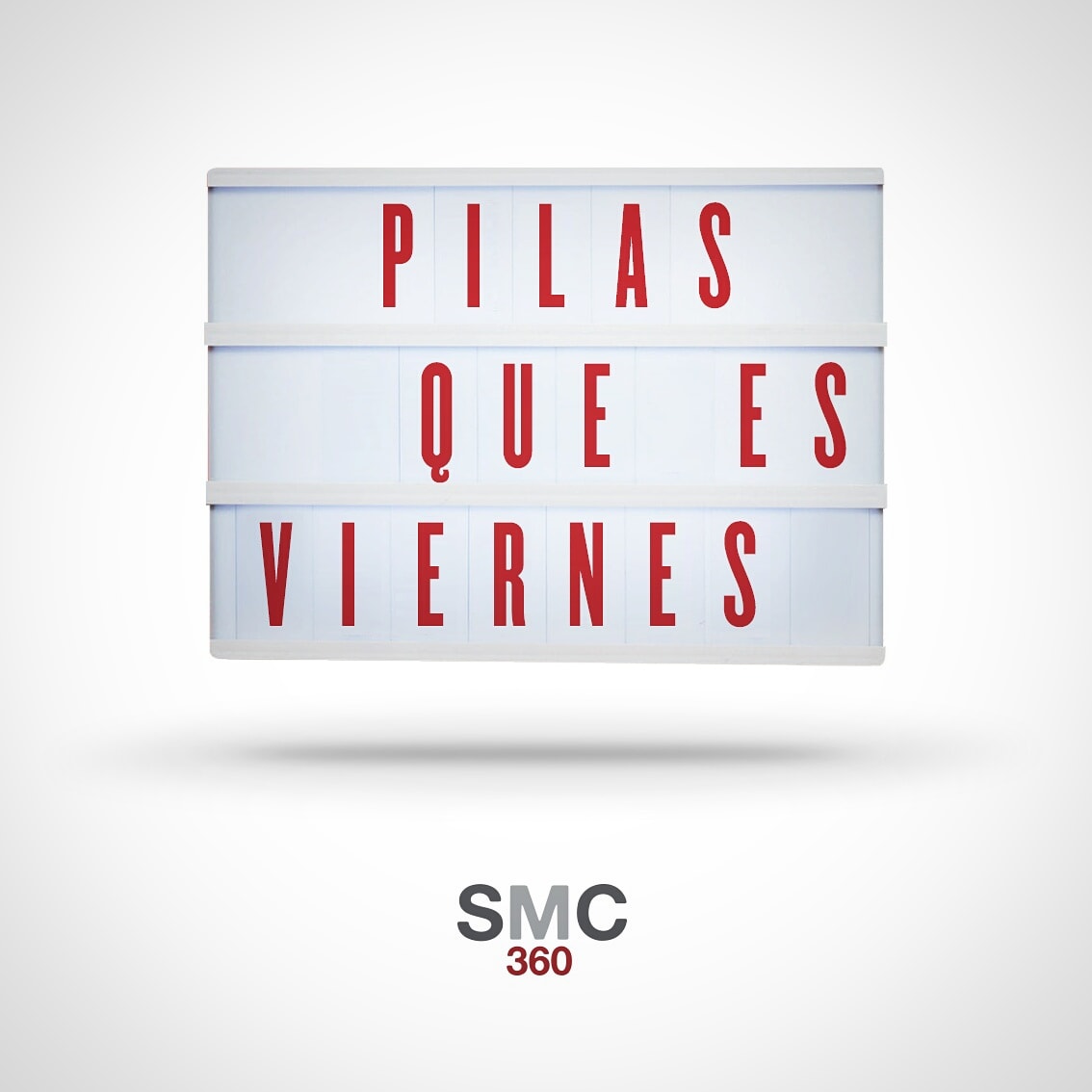 smc_360's tweet photo. ¡Pilas que es viernes! 💪😀 https://t.co/92NLUhF82p