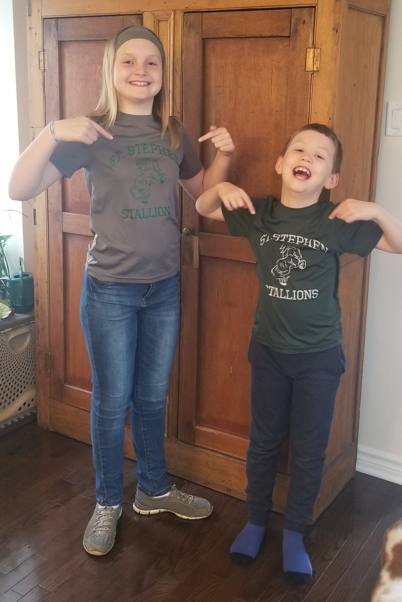 SusanMScott's tweet photo. School Spirit! @StStephenOCSB #SpiritWeek #ocsbAtHome https://t.co/EFSq1kHt9F