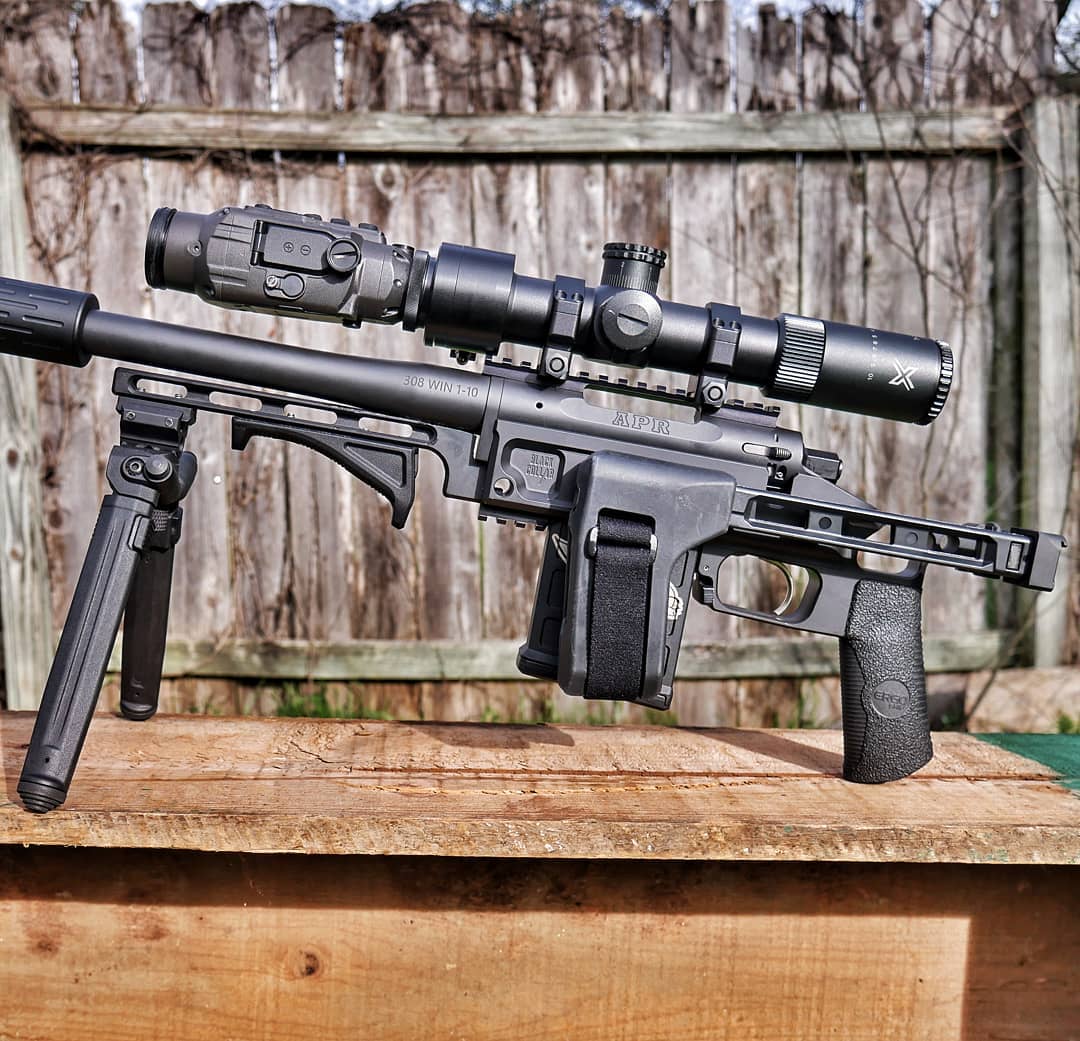 BlackCollarArms's tweet photo. Built as a pistol with brace folded, our Pork Sword Chassis brings a Remington 700 footprint bolt action down to a much handier size.
#BlackCollarArms #PorkSwordChassis #SBTactical #FS1913 #HogHunting #AZWS https://t.co/cWUpB80LVO