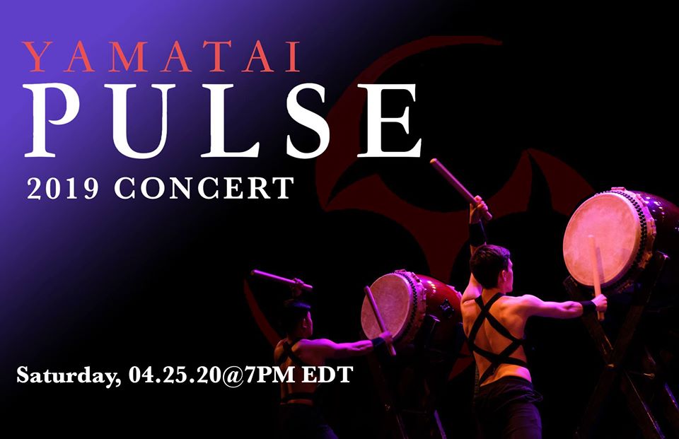 The beat goes on even with COVID-19 cancellations and postponements. Tune into the hard-hitting  #taiko performances of Yamatai ( @cornellyamatai) when they host a  #WatchParty of their 2019 PULSE show.Sat. April 25th at 7 PM ET https://www.facebook.com/events/2916014705141908/