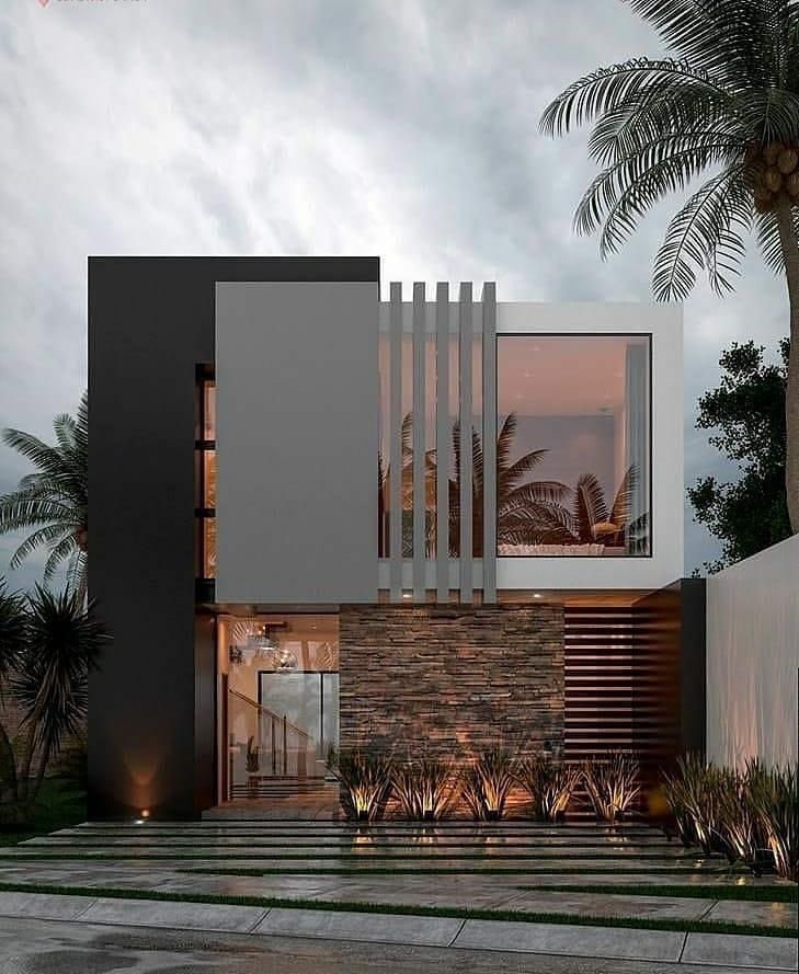 Choose one: minimalist home exterior 