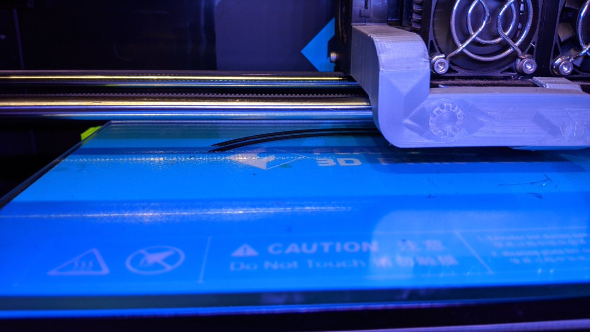 AnimeNera's tweet photo. Thanks to the help of  Minion and the lovely Tweeps who've supported the efforts with Filament, another good load of face shield frames printed, with more in process on both printers. To be picked up Sun for distribution to frontline workers. 
#NHS
#3DPrint
#3DCrowd
#TheBigPrint https://t.co/lFYTqsNuns