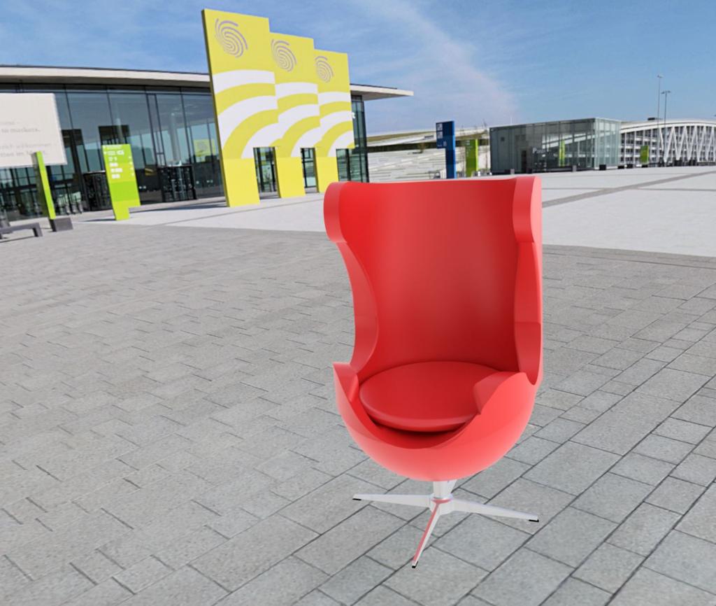 mz_jennytech's tweet photo. Well rendered office furniture! Egg chair on the outside. Designed using @ADSK_Inventor #prototype #IsolationInnovations @autodesk #3dmodel #quarantine https://t.co/fNtuMDMln7