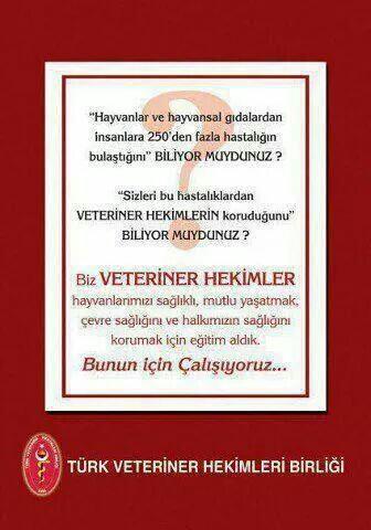 Veteriner Hekimler, hem hayvan hem de insan sağlığını korumak için eğitim alan dünyadaki "tek" hekimlerdir.
#DünyaVeterinerHekimlerGünü