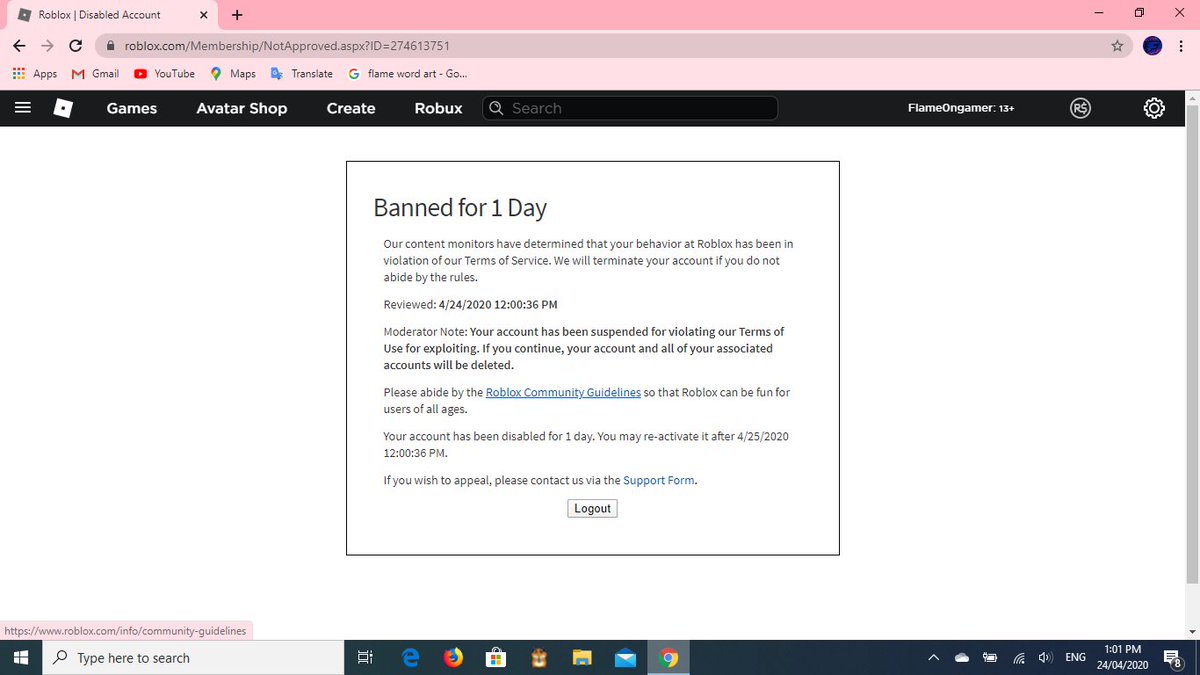 Professorobscure On Twitter Everyone Im No Roblox Moderator Or - roblox ban wave 2020 april twitter