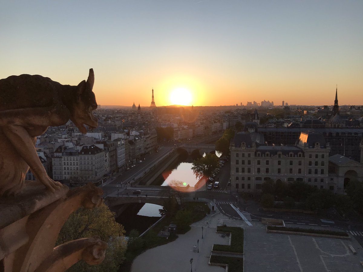 notredameparis's tweet photo. Coucher de soleil.... https://t.co/DWaljvbUkG