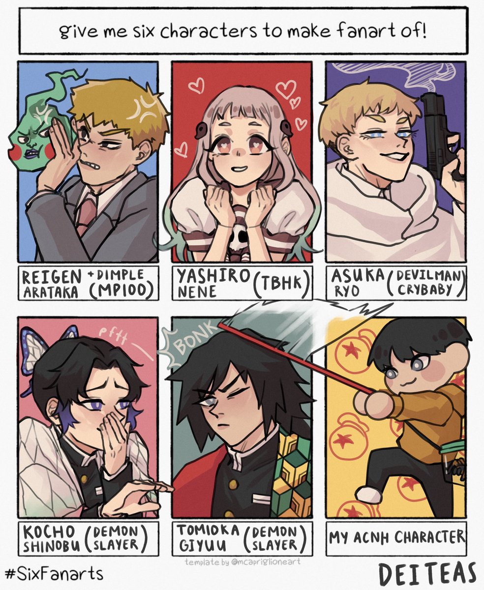 started this forever ago but now it's finished ? #SixFanarts 
