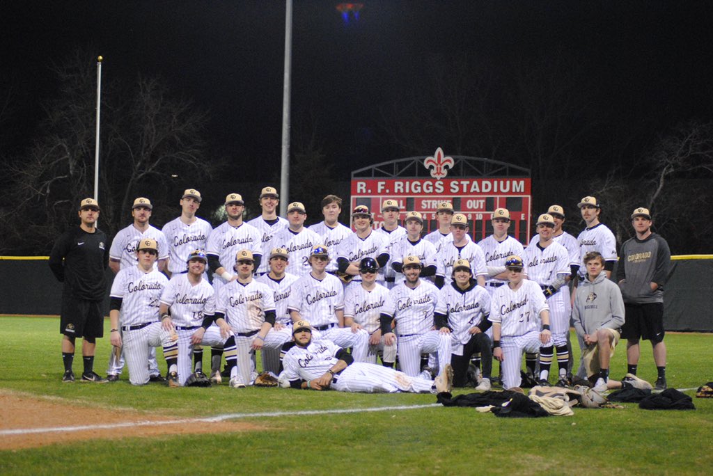 CUBuffBaseball's tweet photo. As many would assume, our season has come to an end due to COVID-19. We want to give a big thanks to our seniors, coaches, fans, and supporters for all the time and effort put in to build our program. We’ll come back tougher and hungrier than ever!!
#Buffsarehot https://t.co/PujCYlTMXT