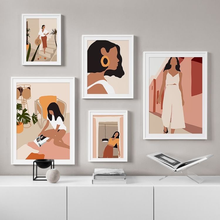 Choose one: minimalist wall art