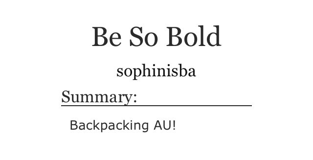 Title: Be So BoldAuthor: sophinisbaShip: Gwen/MorganaWord Count: 3831Link:  http://archiveofourown.org/works/101049 