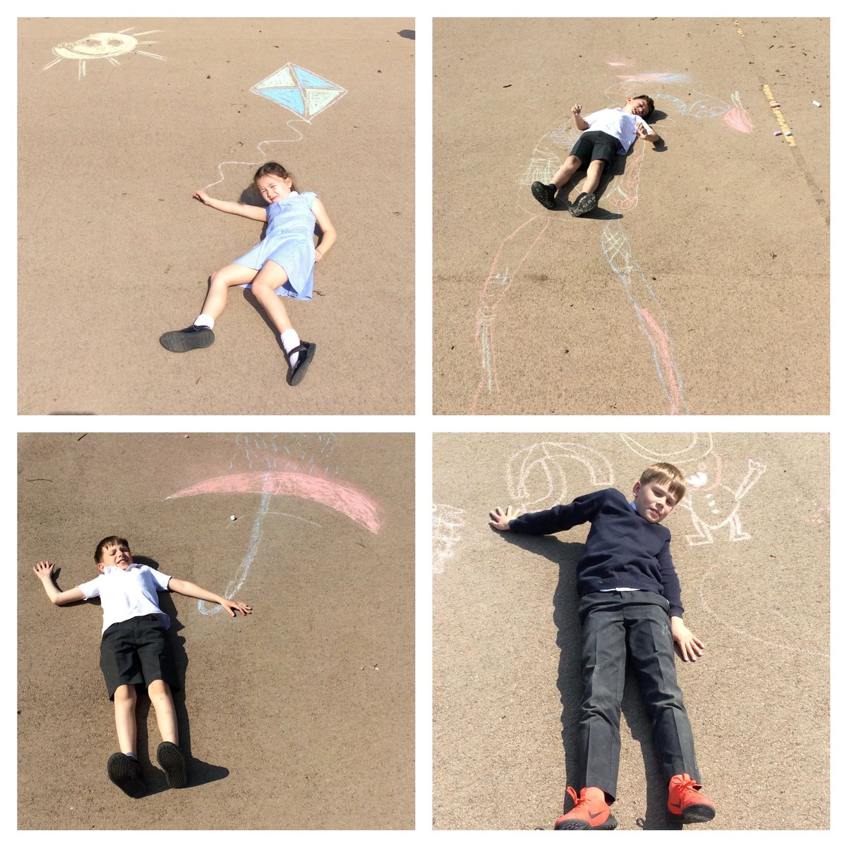 h3ron09's tweet photo. Chalk fun in the sun this afternoon! https://t.co/9x8ghjn9YR
