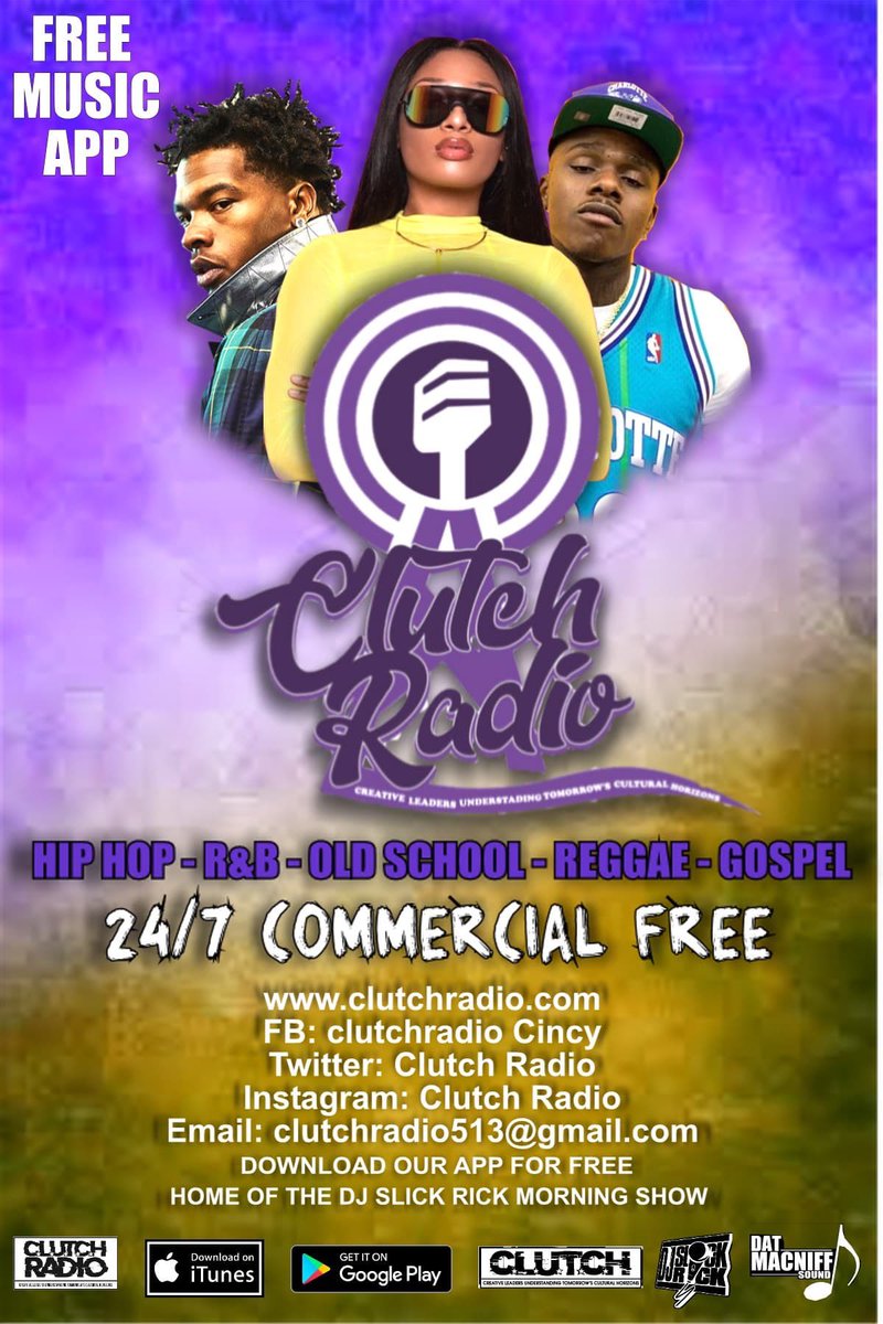 ClutchRadio1's tweet photo. Go Download The Hottest New Radio App @ClutchRadio for 24/HRS Of Non Stop Hits In 28 Countries Around The World!!!!

#HurryUpItsFREE https://t.co/TdlXG9vsl1