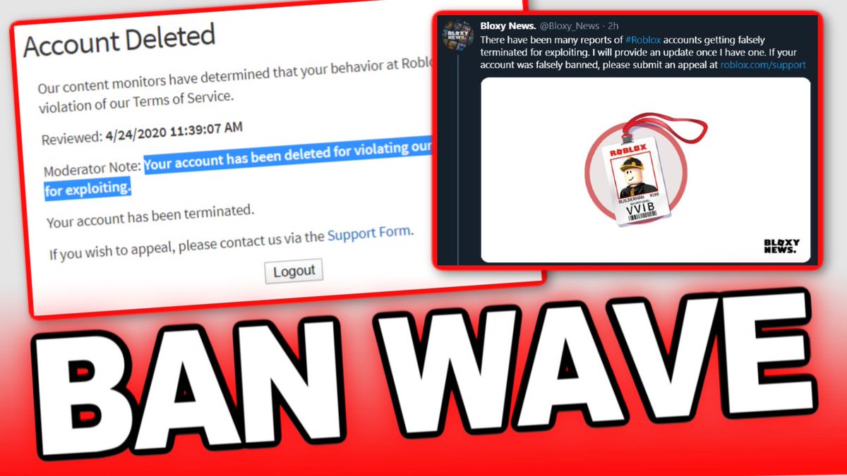 Lord Cowcow On Twitter Just Uploaded A Video On The Ban Wave If Y All Are Curious About It And Whether Or Not Roblox Is Safe Right Now Https T Co Bstddwdral Https T Co W5vlh6f9oc - roblox ban wave 2020 over