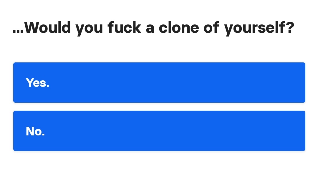 bts as answers to "would you fuck a clone of yourself": a cursed thread